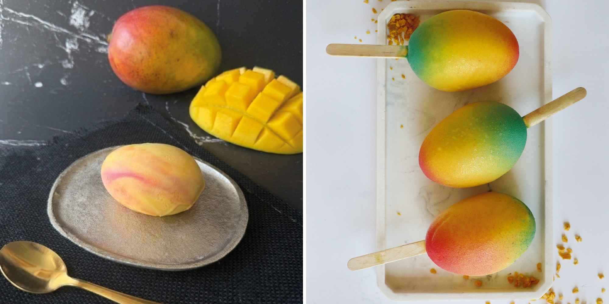 Ambiance trompe-l'œil mangue